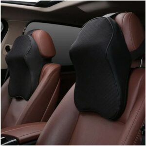 2Pcs Car Seat Headrest Neck Rest Pillow Cushion