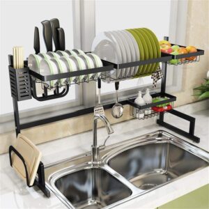 Multi-layered shelves in the kitchen