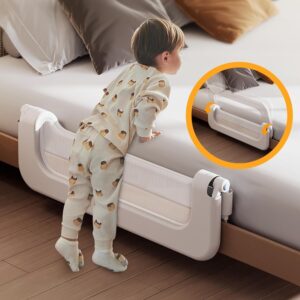 Single-sided anti-fall baby bed guardrail