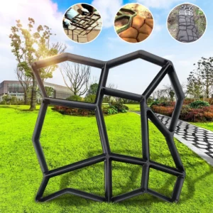 3 PCS DIY Multi-function Plastic Paving Road Maker Mold Concrete Stepping Stone Cement Brick Mould