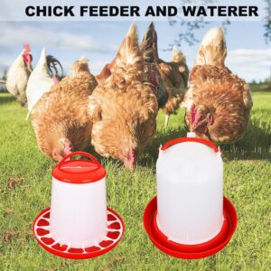 3kg Automatic Feeding of Chicken Trough, Poultry Feeder, Chicken Farming Drinking Equipment Including